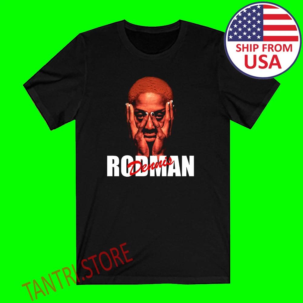 Dennis Rodman Face Men s Black Size S to 3XL M