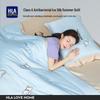 HLA Ice Silk Summer Quilt Four-Piece Set
