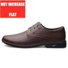 5.5cm Invisible Height Increase Men's Cowhide Leather Shoes Classic Business Casual Formal Wedding Commute Office Elevator Shoes