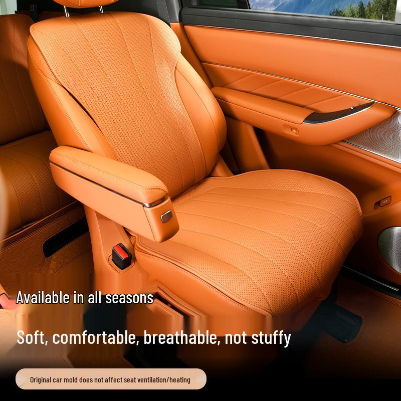 Universal AITO M8 Seat Cushion: Four-Season, Ventilated Cover, Huawei Car Modification Accessory