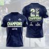 Seattle Seahawk 2025 Super 1Bowl LX Champions 3D Apparel Shirt S-5XL Style16