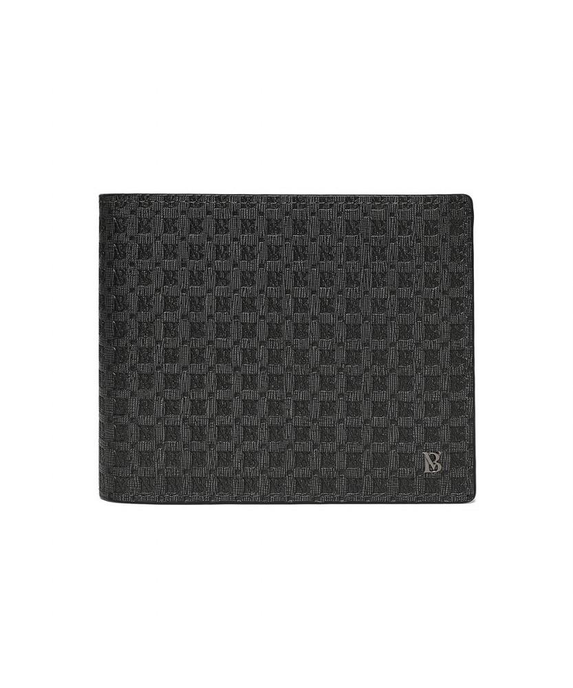 Benovero Edgar Chess Bifold Wallet Black_Blg1Acp2221K1