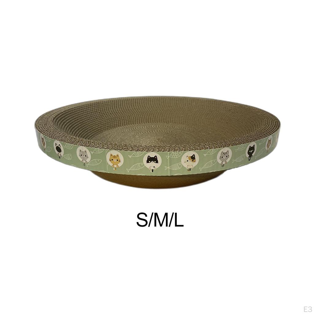 Cat Scratcher Cardboard 2 In 1 Oval Bed Furniture Protection Lounge