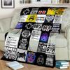 Game Console Style Customize Your Name Blanket Warm Comfortable And Soft Blankets Are Suitable For Home Lunch Break Blanket Office Sofa Sofa Gift To