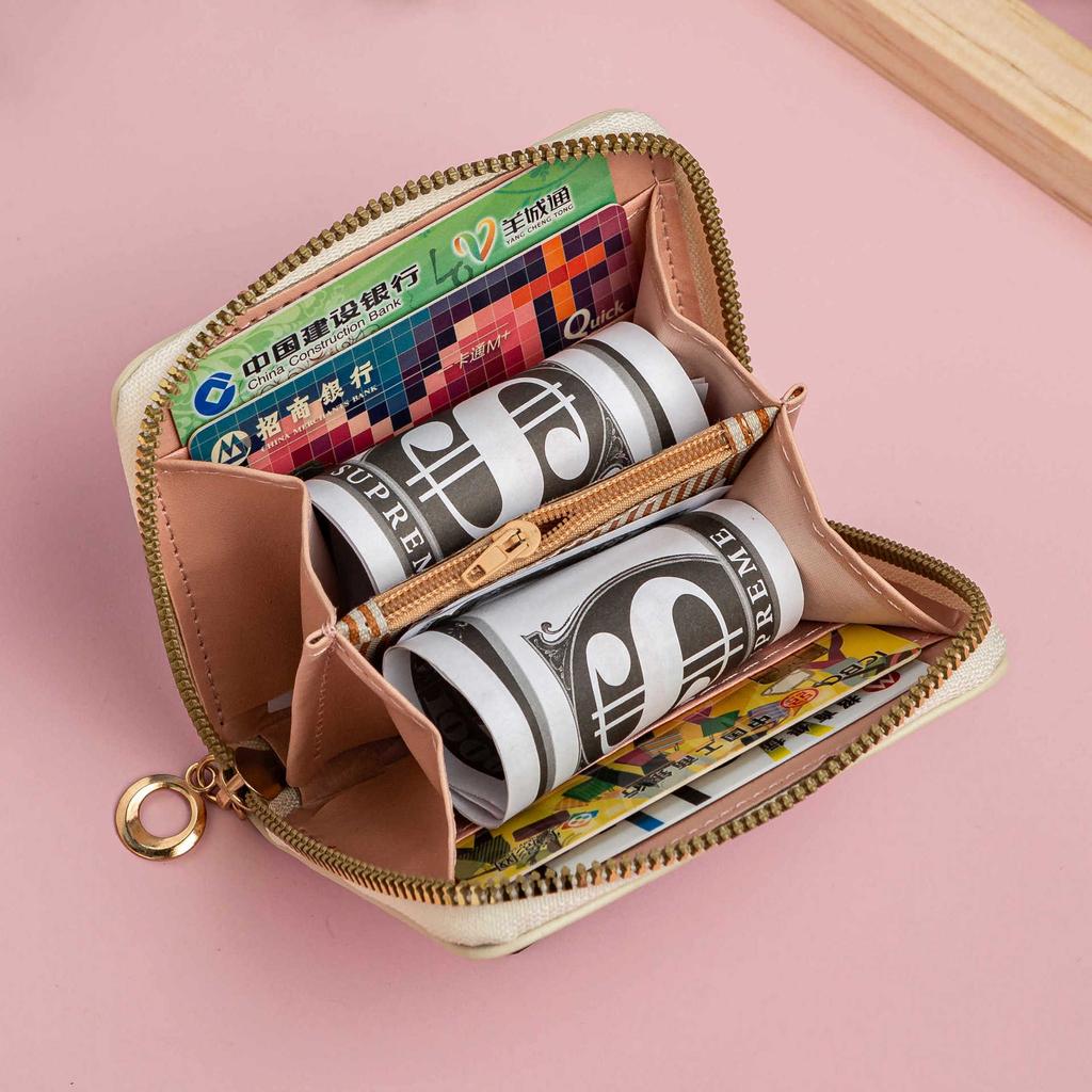 Cacciatori di Demoni Portafoglio Corto da Donna in PU Cartone Animato Portamonete Portacarte Portatile Rumi Mira Zoey Busta Regalo di Natale