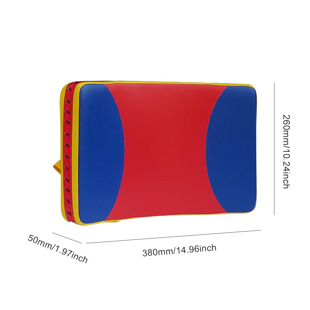 Taekwondo Boxing Target Arc-Shaped Taekwondo Foot Target PU Kick Punch Shield Pad for Taekwondo Boxing