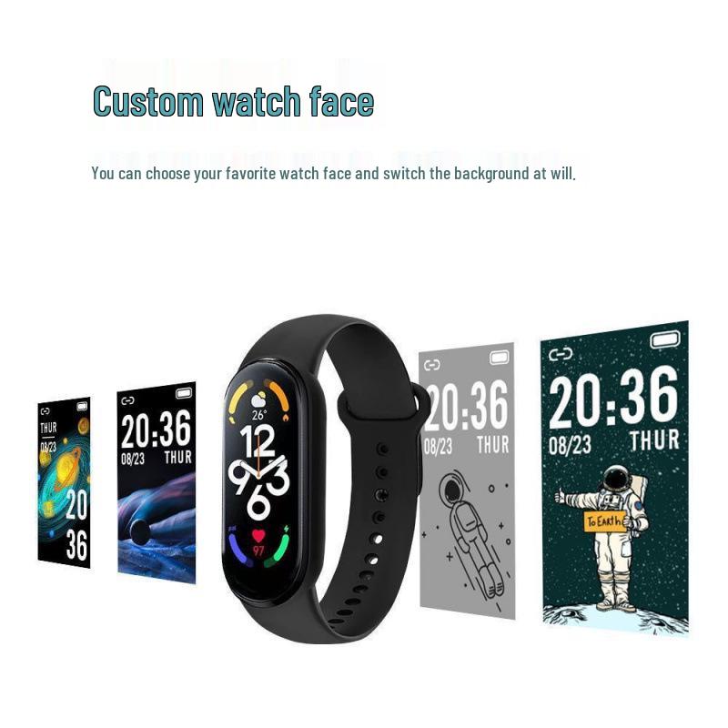 Unisex Smart Sports Bracelet with Pedometer, Health & Sleep Monitor, Vibration Alarm & Multifunction Watch