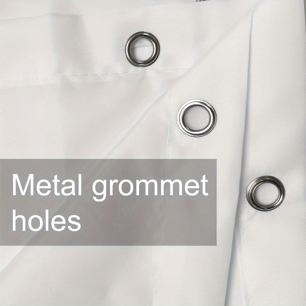 4Pcs Bathroom Shower Curtain Set Blue Mid-CenturyBathroom Curtain With 12 Hooks Non Slip Rugs Toilet Cover Mat Bathroom Partition