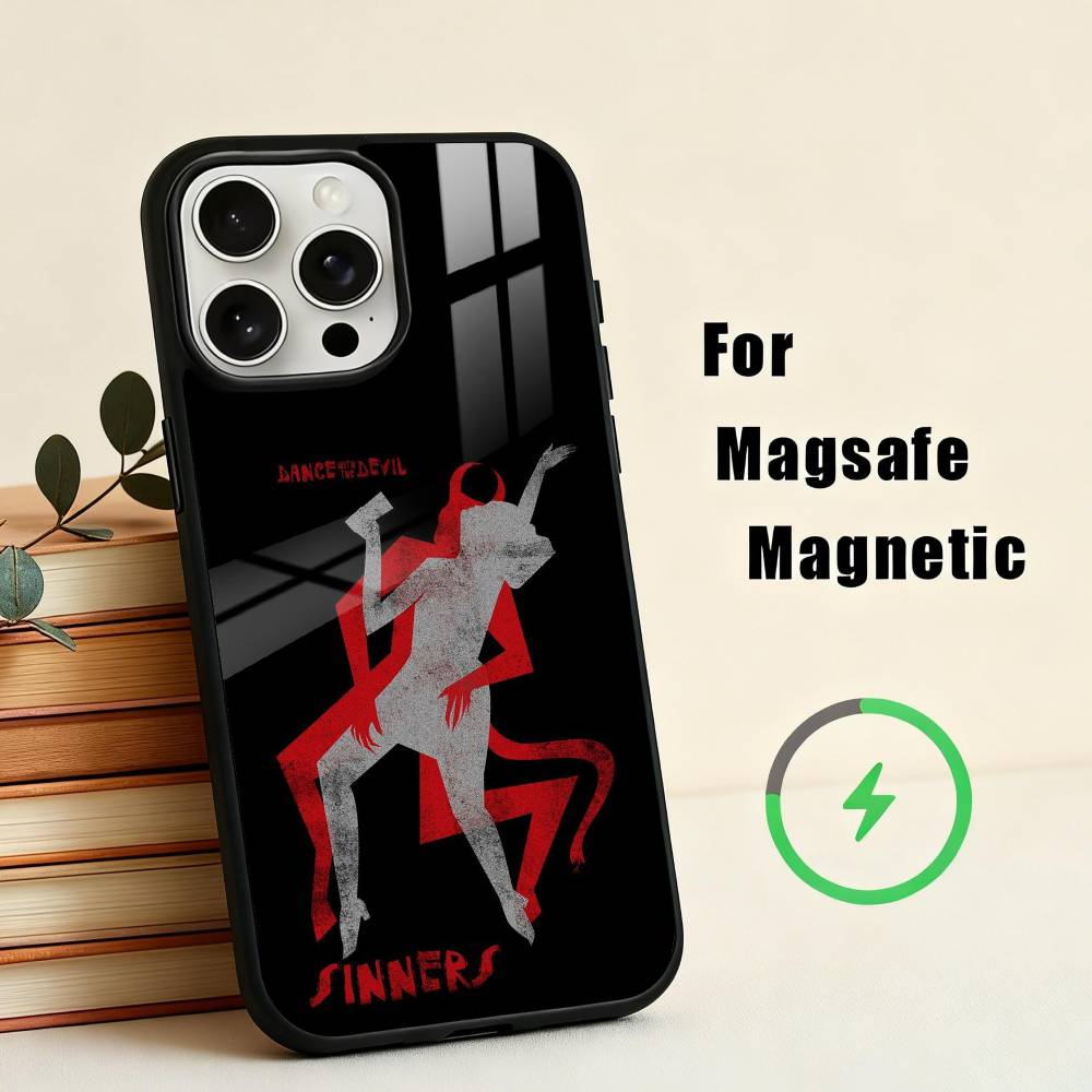 S-Sinners M-Movie-E W-Wallpaper Phone Case For iPhone 17,16,15,14,13,12,Plus,Pro,Max for Magsafe Magnetic Wireless Charging