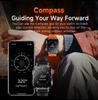 2025 New Men's Smart Watch Bluetooth Call 1100mAh Large Battery 60 days standby time 2.01 inch Screen IP68 Waterproof Motion Tracker