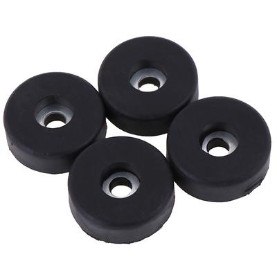 4 Pezzi Gommini in Plastica Paracolpi Piedini con Rondella Incorporata Supporto per Strumento 30x10mm