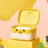 Soap Holder Container Portable Bathroom Dish Shower Little Yellow Duck No Punching Case Decorative Animal