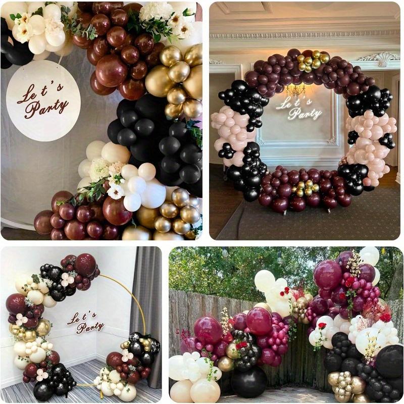 154pcs Burgundy balloon garland arch kit, suitable for birthday, graduation, wedding anniversary Valentine's Day decoration