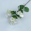 3-Zweigiges Design Jasmin Seidenblumen 60cm Länge DIY Dekoration Künstlicher Jasminstrauß Kunstblumen Fotografie Requisiten