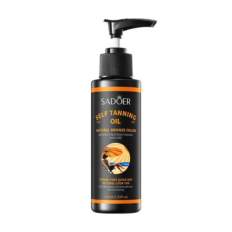 Olio Essenziale Abbronzante 100ml SADOER Rame Idratante Olio Idratante per il Corpo