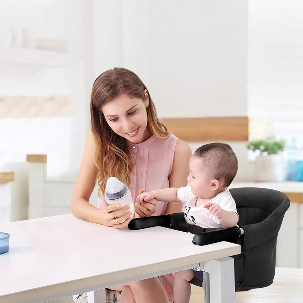 UBRAVOO Booster Seats, Portable High Chairs for Babies and Toddlers, Foldable HighChair for Baby from 6 Months to 3 Years, Sitting Up to 18 kg