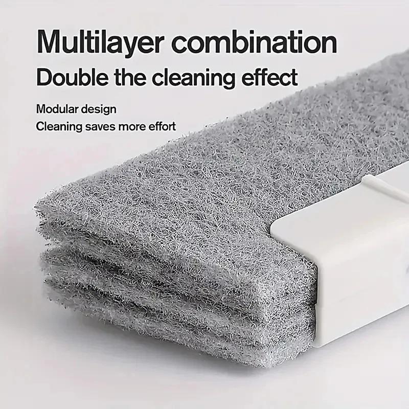 Window Groove Cleaning Cloth Kitchen Cleaning Window Cleaning Brush Windows Slot Cleaner Brush Clean Window Slot Clean Tool