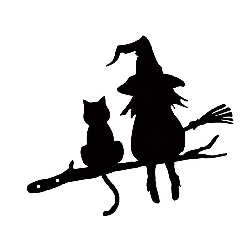 Recyclable Metal Necromancer Brush Stake Halloween Yard Decoration Easy Arrange