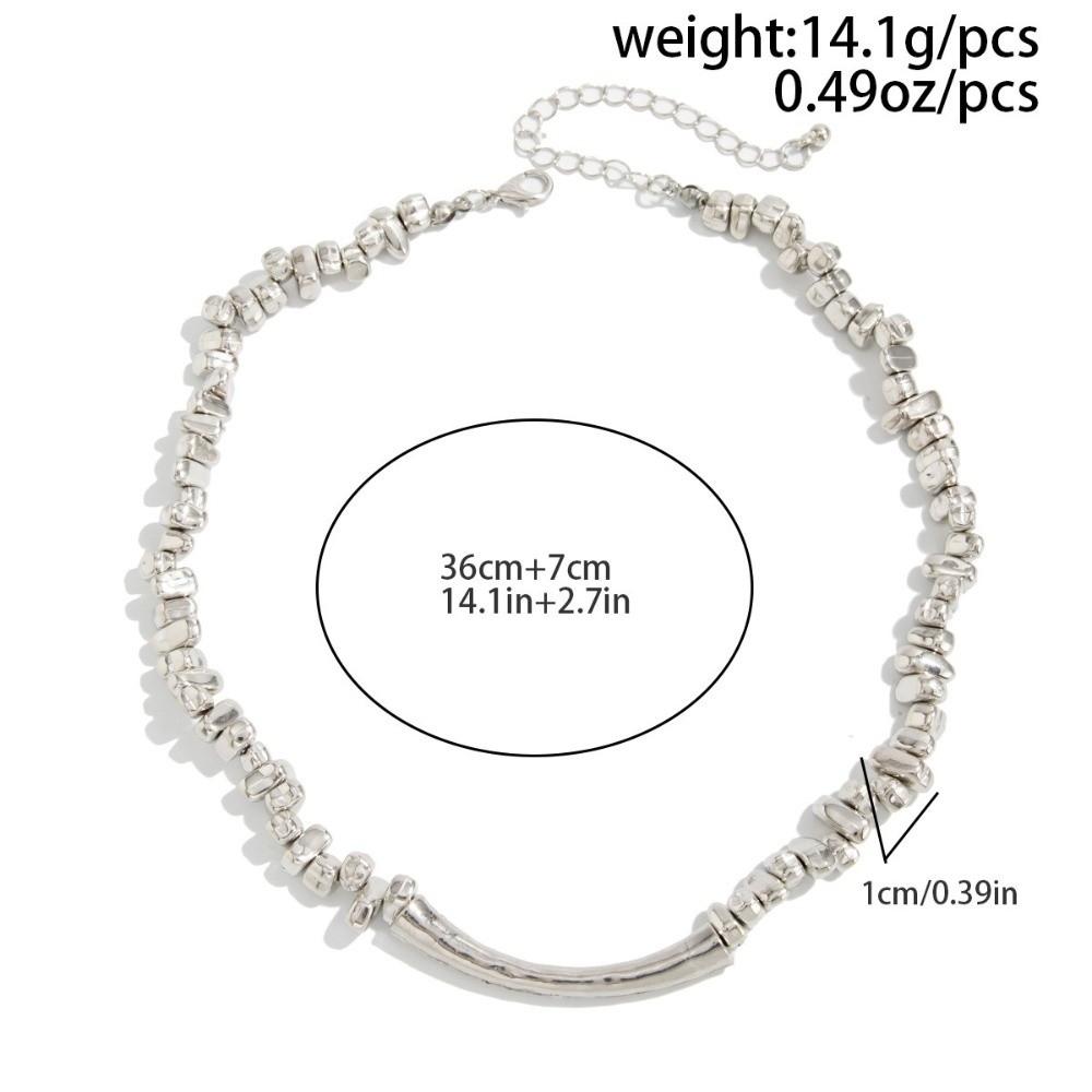Bead Irregular Choker Necklace Simple Hand Chain Fashion Clavicle Chain  Women