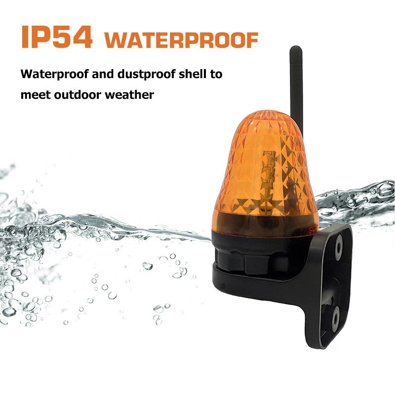 Breedspannings Stroboscoop LED Waarschuwingslamp voor Garagedeuren en Poorten