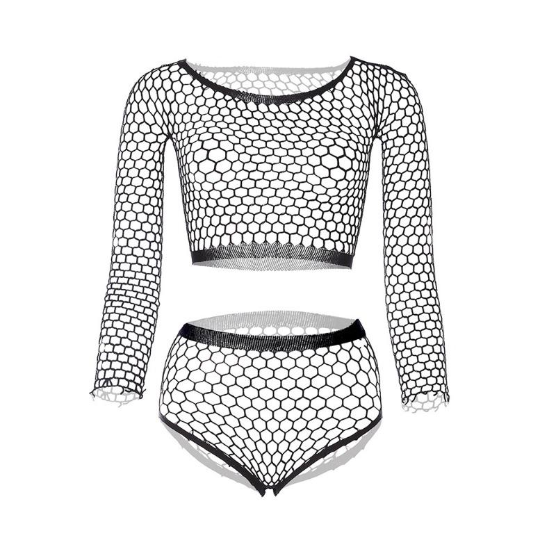 Sexunterwäsche Hüftrock zerrissenes Netz neue Strumpfhose