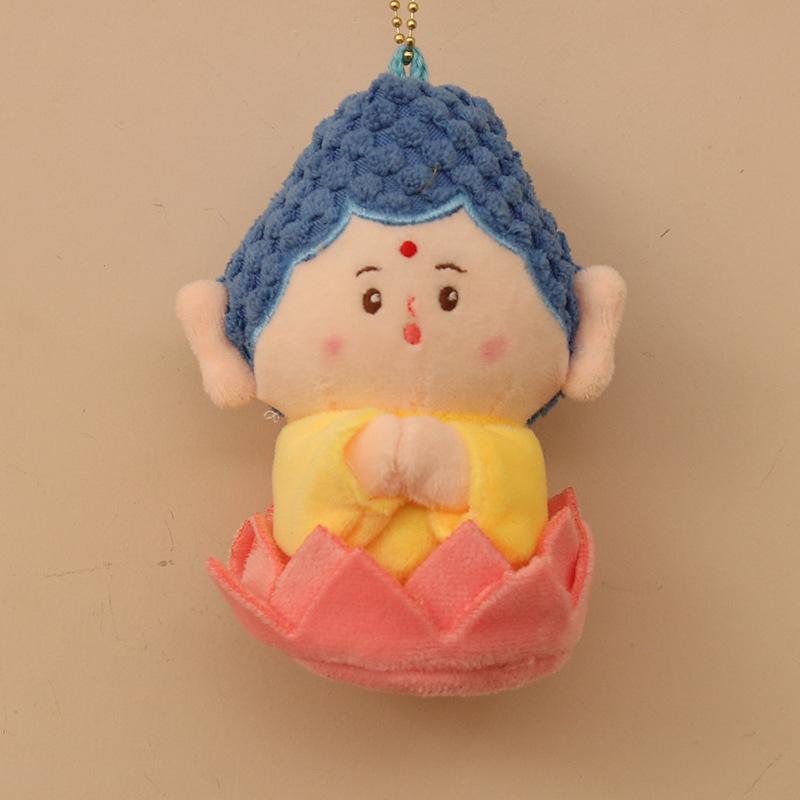 Buddhist Lotus Souvenir Car Hanging Portable Doll Plush Pendant Around The Yungang Grottoes In Xiyungang Grottoes In Foshan