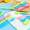 18Pcs Kids Forks and Spoons Set Food Grade PP Toddler Utensils Colorful Kids Silverware Set Reusable Portable Kids Utensils Set