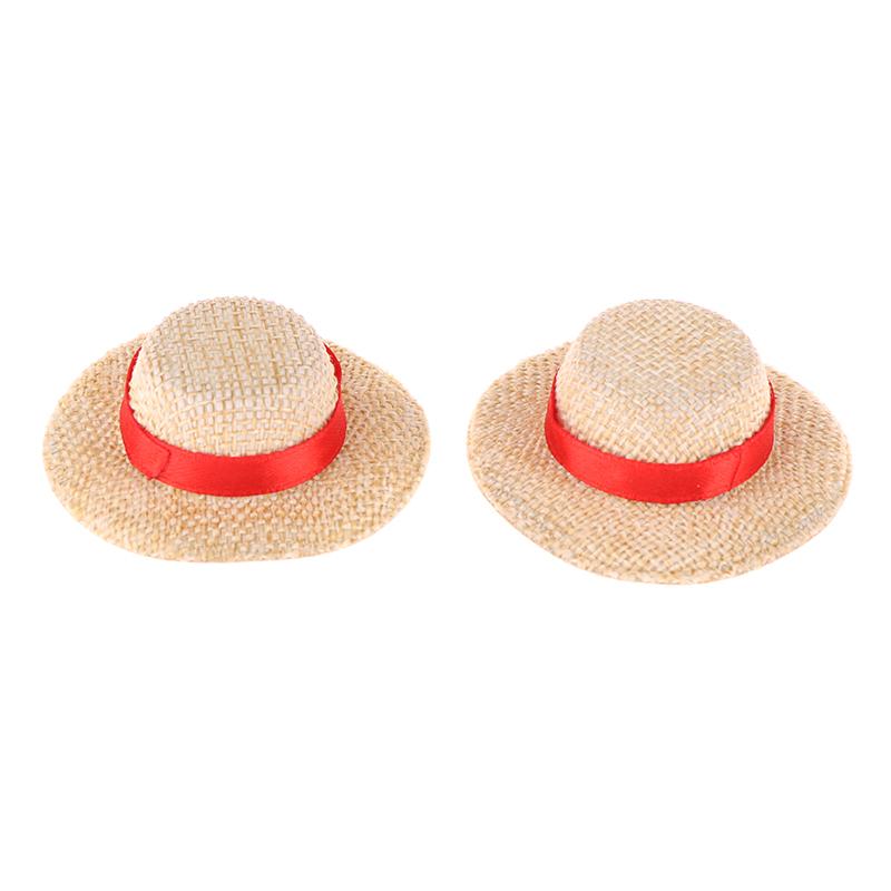 1 шт. кукольный домик кукольная соломенная шляпа солнцезащитный колпак для кукольной — фото 4