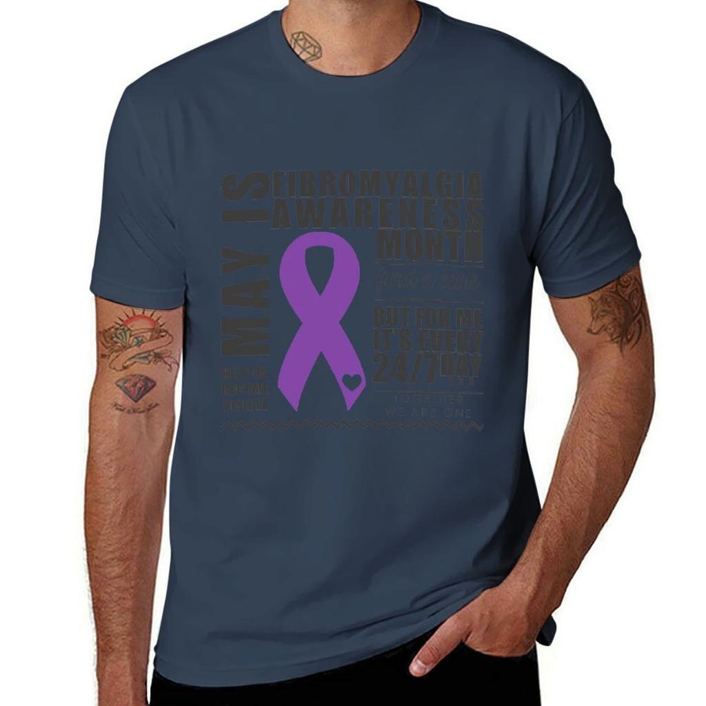 May Fibromyalgia Awareness Month Tshirt Quick Dry Fishing Tshirt