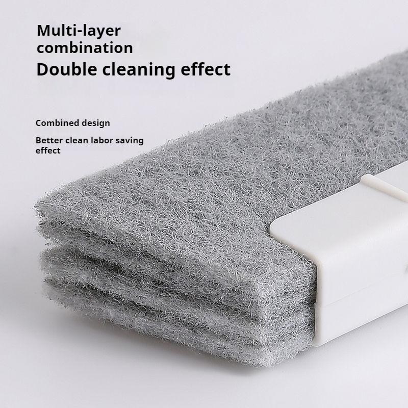 Dead Corner Killer | Multi-Purpose Window/Door Groove Brush | Heavy-Duty Gap Cleaning Tool | Household Cleaning Magic