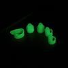 Comfortable Fit Thumb or Finger Glow Picks Ergonomic Shape Design Glowing Guitar Ukulele Picks Reduced Hand Fatigues