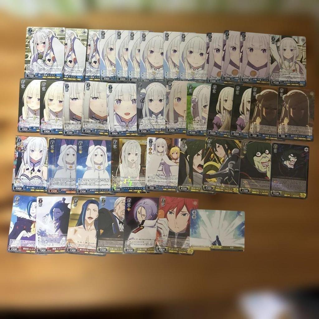 Used Wafer Card Weiss Schwarz Bulk Sale Over 70 Items