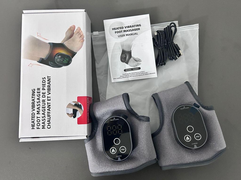 Smart Temperature Control Ankle & Sole Massager with Heat & Vibration