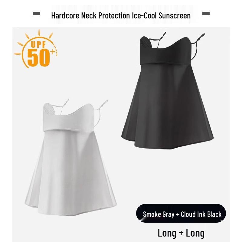 2025 Women's Full Face UV Protection Cycling Sunscreen Mask with Windproof Neck and Sunshade Veil