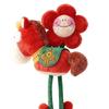 Ciondolo Bambola Peluche Anno del Cavallo 2026 Mascotte Portachiavi Morbido Bambola Portafortuna Decorazione da Appendere per Zaino