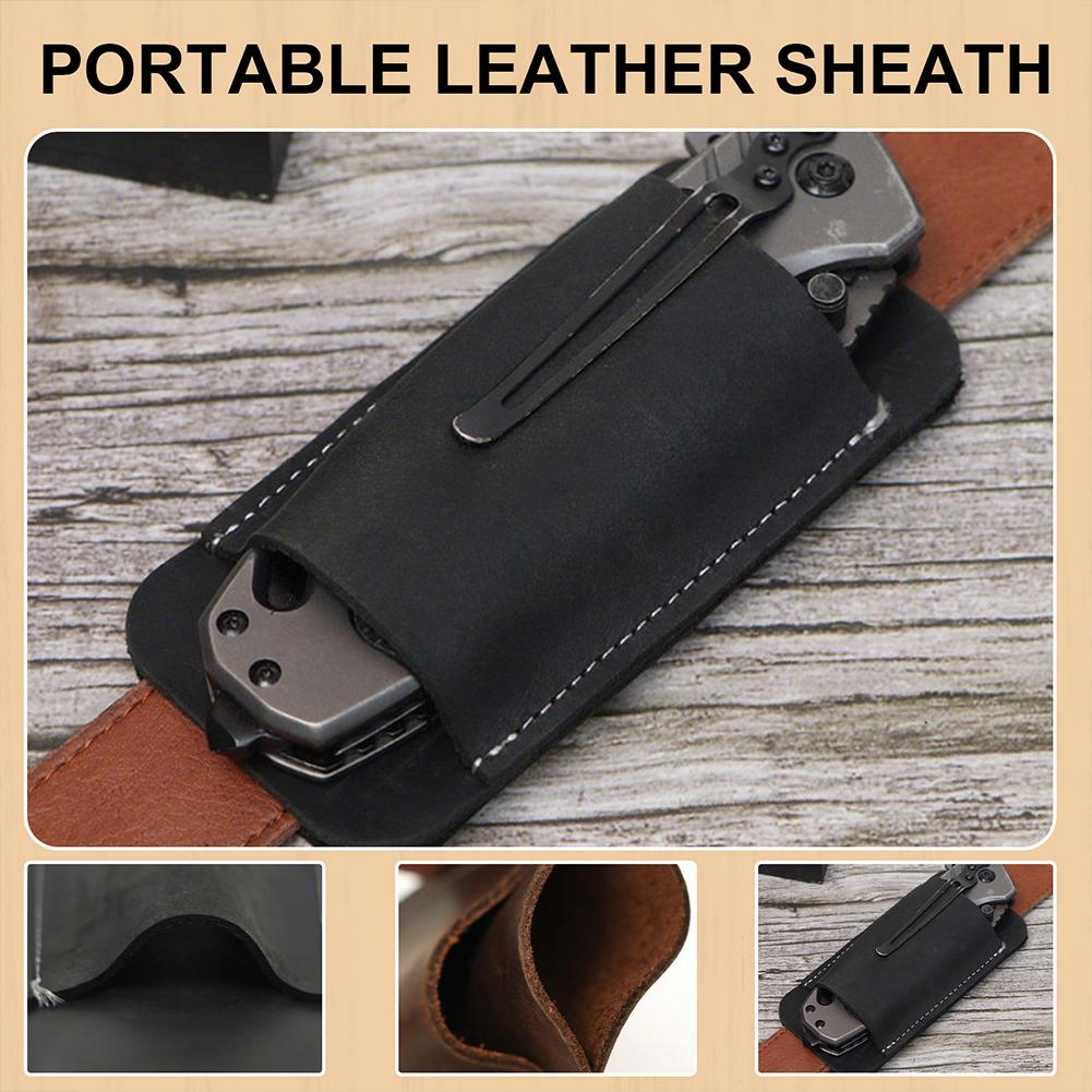 Folding Knife Holder Quick Access To The Knife Knife Holster Folding Knife Carrier for Belt Suitable for Most Folding Knives