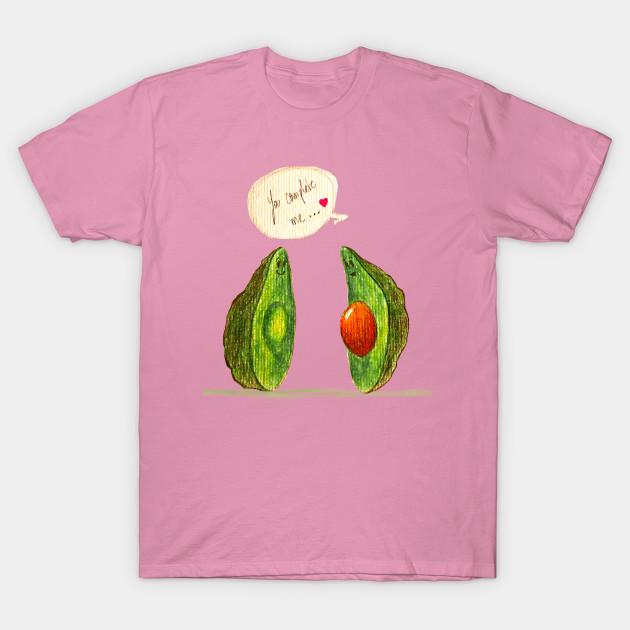 T Shirt Women Avocado Lovestory Harajuku Print Kawaii Tshirt Summer Short Sleeve Female T-Shirt Top Tee