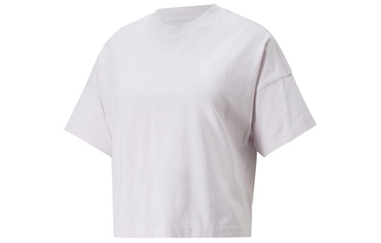 PUMA T Shirt Women s Light Purple 670951-17 XL