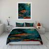 Sea Turtle and Coral. Bedding Sets Duvet Cover Sets Duvet Covers Pillowcases(1 * Duvet Cover 2 * Pillowcases, Without Duvet Insert)