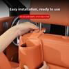 Water Cup Holder Seat Back Organizer PU Leather Multi-Functional Organizer Vehicle Organization