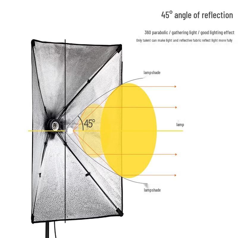 OLOEY 800W 4-Light Professional LED Photography Studio Kit