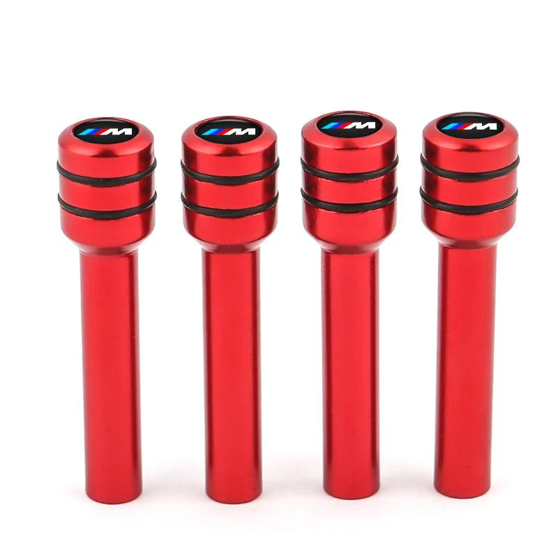 4Pcs Aluminum Alloy Car Door Lock Pins Security Rod Knob Cover For BMW M 50th Anniversary M5 E46 E90 F10 E39 E36 F20 E87 X1 X3 I GX6