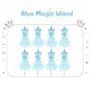 8-48Pcs Glitter Star Magic Wand Fairy Wand Tassel Glitter Sequins Princess Crowns Headband for Kids Birthday Party Gifts Wedding