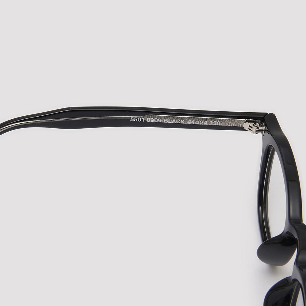 Alloaiweeo [Essential] Al5501 0909G Arnel Frame Black Eyeglass Frame Blue Light Blocking Lens Selection