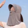 Dustproof Ice Silk Mask UV Protection UV Protection Veil Thin Sunscreen Face Cover  Riding
