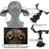 Tactical Headset Earmuff Bracket for Helmet Rails