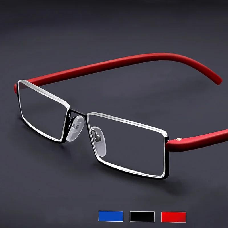 Anti-Blue Lightweight Reading-purpose Glasses TR90 Half Frame Women And Men Finished Presbyopic Eyeglasses Eyewear With Case Diopters +1.0 To +4.0