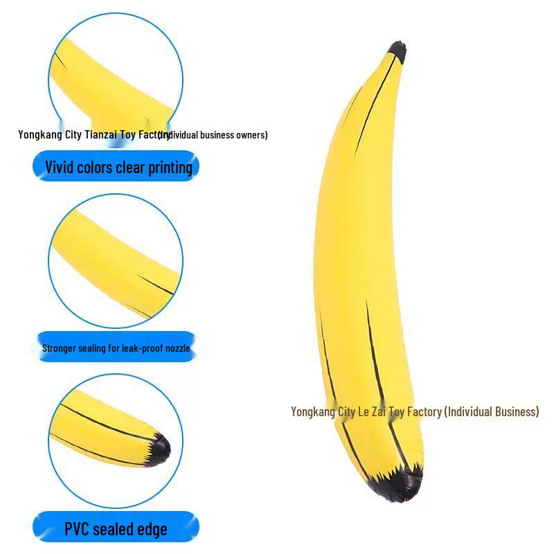 Inflatable Banana Toy - Bachelorette Party & Nightclub Photo Prop
