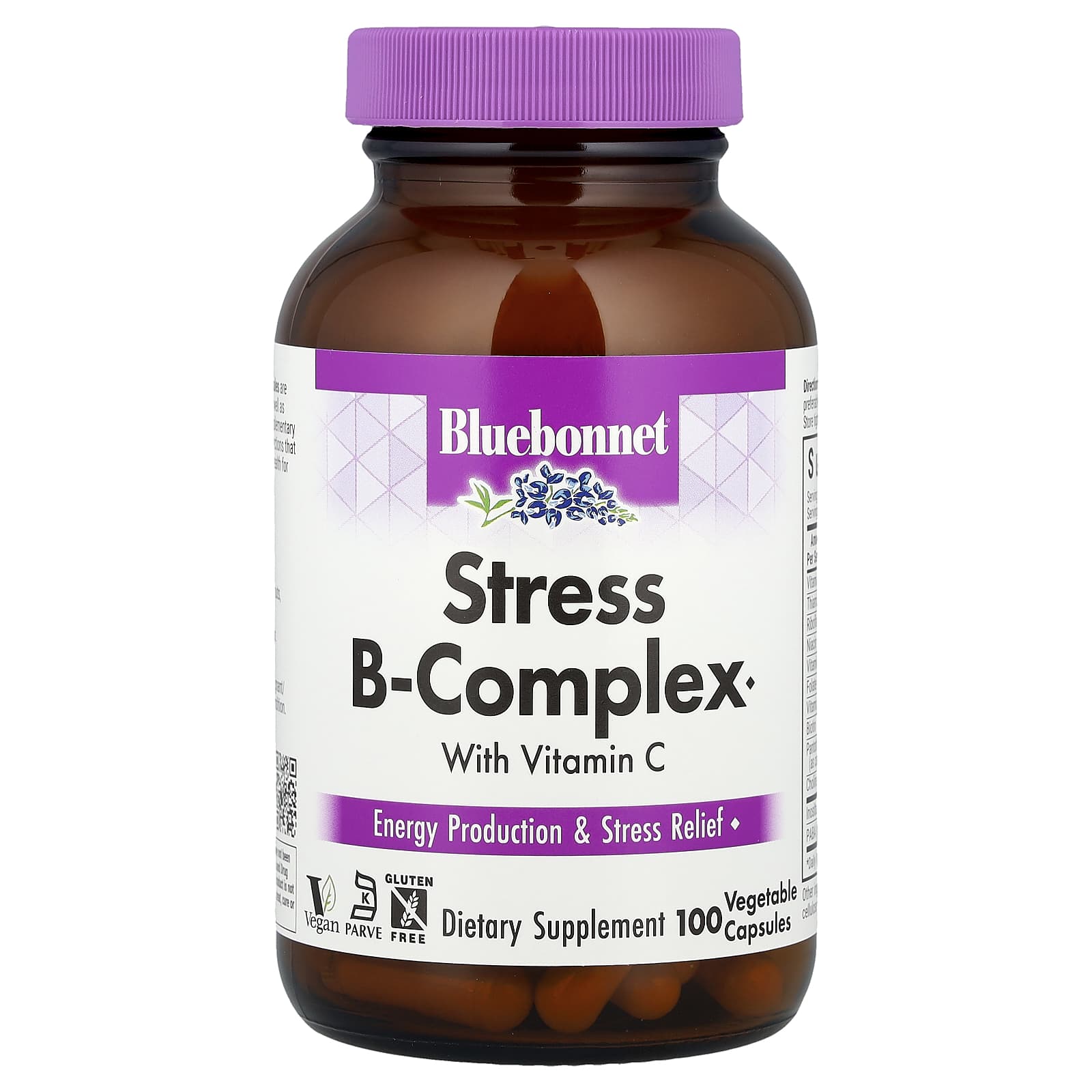 

Stress B-Complex, 100 Capsules (Vegetable)