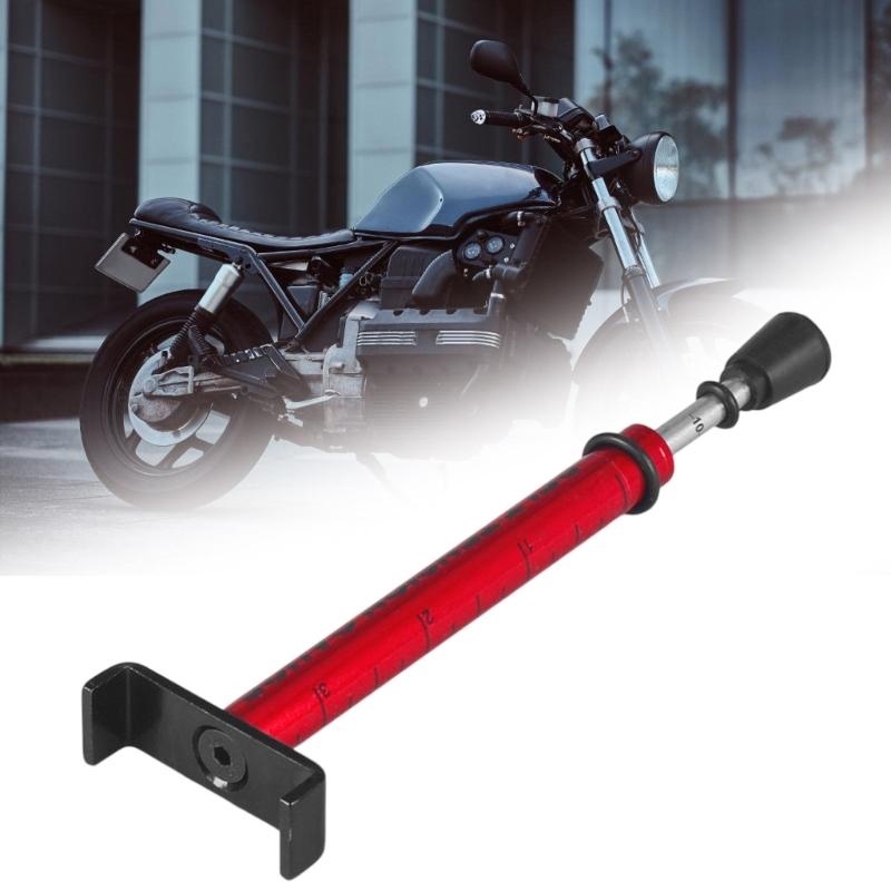 Nástroj na napínák řemene motocyklu Univerzální měřič napětí řemene motocyklu 10 liber Nástroj na nastavení měřidla řemene s L-tvarovanou podložkou